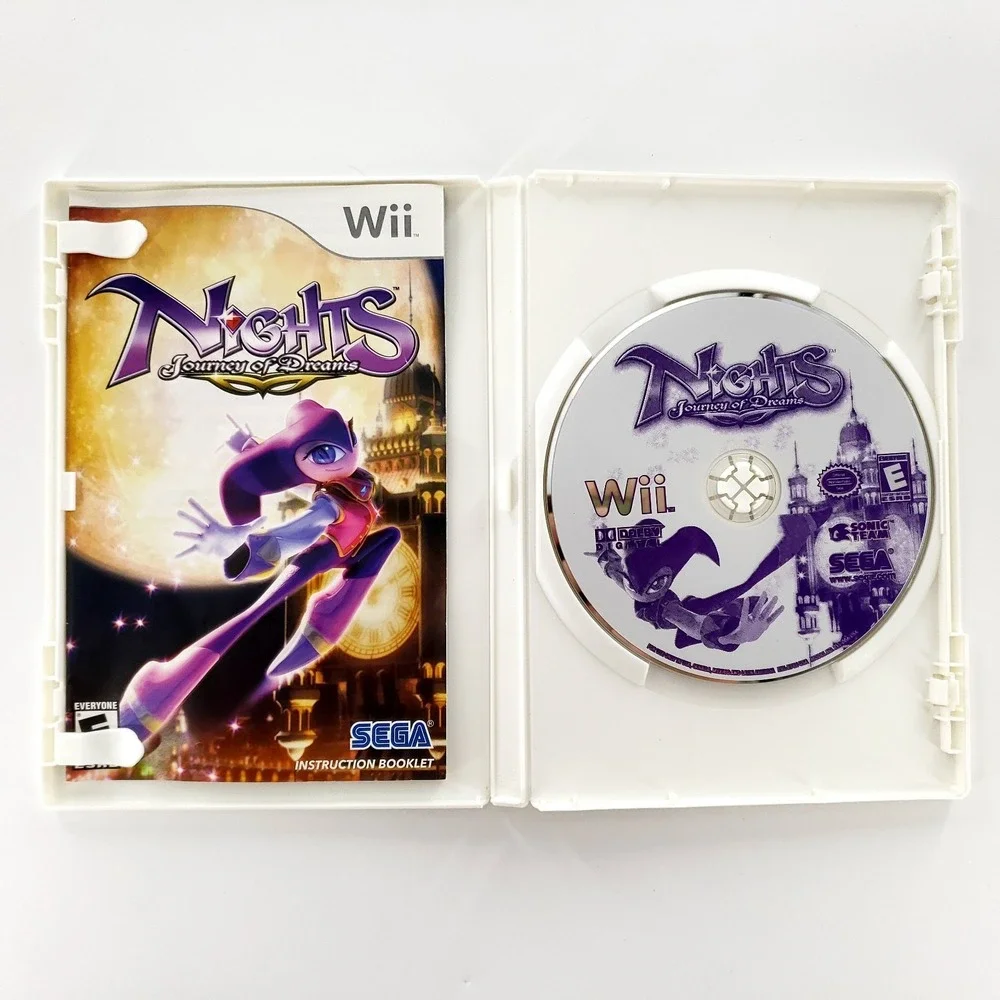 Nights: Journey of Dreams (Nintendo Wii, 2007) Complete Tested & Works